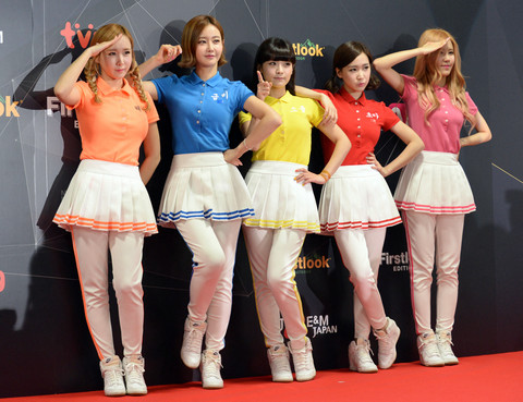 Girl Grup Korea Selatan, Crayon Pop. Foto: Toshifumi Kitamura/AFP