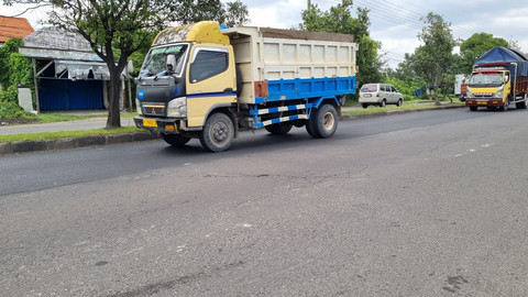 Kondisi Jalan Raya Surabaya-Malang, Kabupaten Sidoarjo, Rabu (11/3/2026). Foto: Farusma Okta Verdian/kumparan