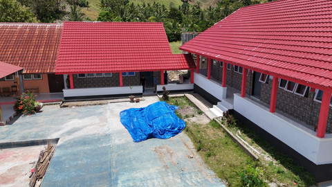 Revitalisasi sekolah-sekolah di daerah di Gorontalo. Foto: Bakom RI