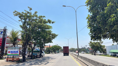 Kondisi Jalan Kaligawe Raya, Kamis (12/3/2026). Foto: Intan Alliva/kumparan