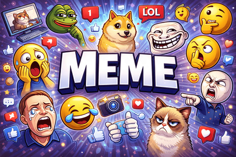 Ilustrasi meme. Foto: Dok. ChatGPT