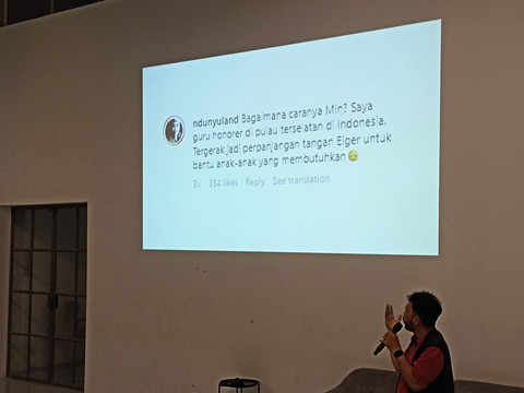 Konferensi Pers Peluncuran Calendar of Events EIGER 2026 di Mbloc Space, Jakarta Selatan, Kamis (12/3). Foto: Nauval Pratama/kumparan