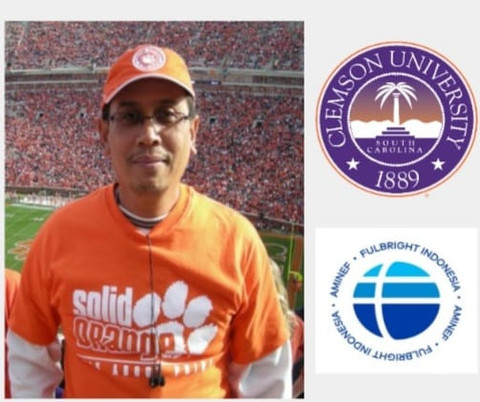 Penulis selaku penerima beasiswa bergengsi Senior Research Fellow dari Fulbright, Amerika Serikat. Foto: Dokumentasi pribadi