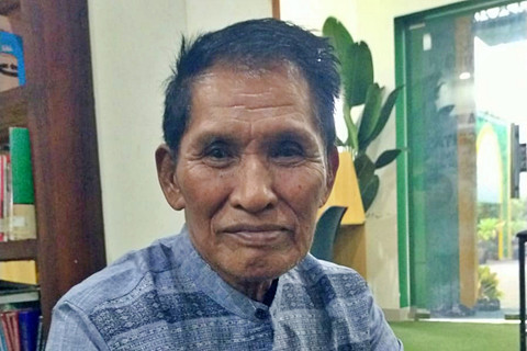 Hamzah Sahari saat ditemui di Makassar. Foto: Dok. Istimewa