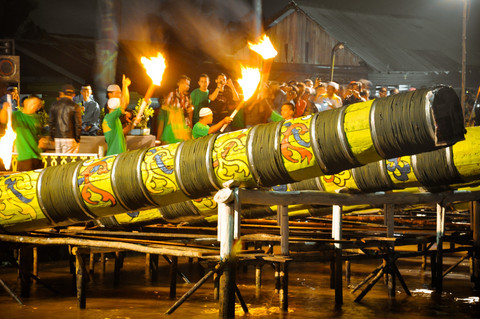 Ilustrasi Meriam Karbit di Pontianak. Foto: Borneogravpic/Shutterstock