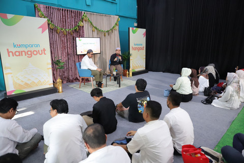 Keseruan teman kumparan Saat Ngabuburit di kumparan Hangout. Foto: kumparan