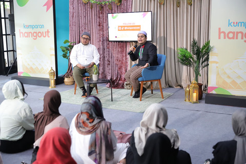 Keseruan teman kumparan Saat Ngabuburit di kumparan Hangout. Foto: kumparan