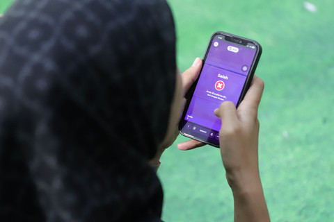 Keseruan teman kumparan Saat Ngabuburit di kumparan Hangout. Foto: kumparan