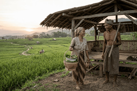 Ilustrasi Inaq dan Amaq. Foto: Generated by AI