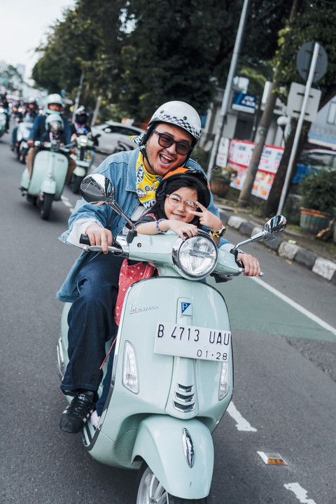 Komunitas Riding With Dad saat riding bersama. dok. Riding With Dad