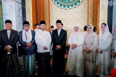 Mensos Saifullah Yusuf di Majid Nasional Al Akbar, Surabaya, Sabtu (21/3/2026). Foto: Kemensos RI