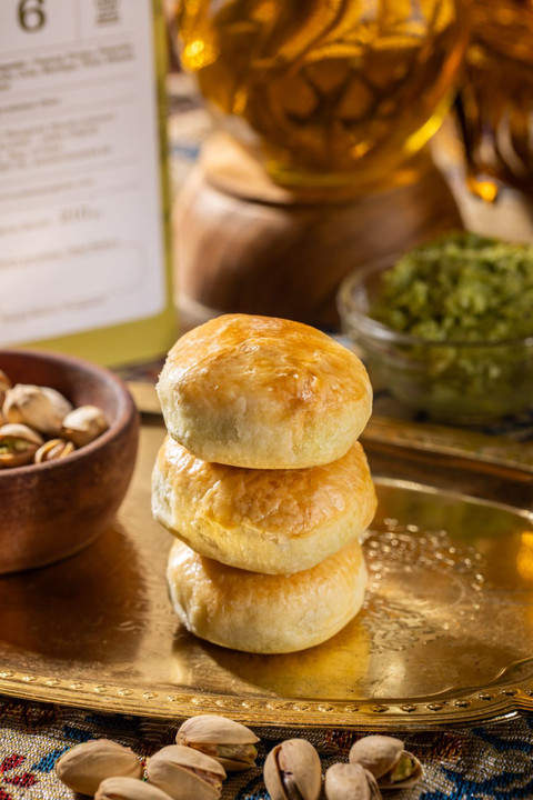 Hadirkan kembali pia atau bakpia rasa pistachio kunafa. Foto: Pia Cap Mangkok