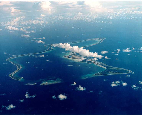 Pangkalan Diego Garcia. Foto: Wikimedia Common.