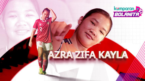 Azra Zifa Kayla, pesepak bola wanita Indonesia yang jadi bintang Campus League. Foto: Agri Perdana/kumparan