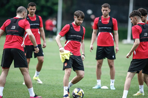 Timnas Bulgaria menjalani sesi latihan untuk FIFA Series 2026 yang digelar di Jakarta. Foto: Instagram/ @team.bulgaria