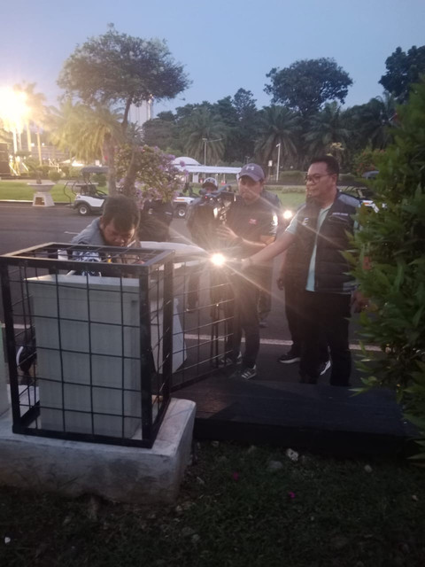 DPR mematikan listrik gedungnya untuk hemat energi pada Jumat (27/3). Foto: Dok. DPR RI