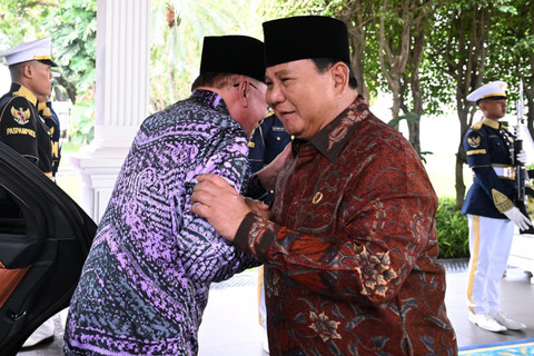 Presiden Prabowo Subianto menerima kunjungan Perdana Menteri Malaysia Anwar Ibrahim di Istana Merdeka, Jakarta, Jumat (27/3/2026). Foto: Cahyo - Biro Pers, Media, dan Informasi Sekretariat Presiden