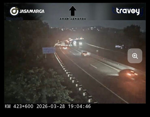 Lalin tol Ruas Semarang-Solo arah Salatiga menuju Jakarta, Sabtu (28/3/26). Foto: Dok. Travoy Jasa Marga