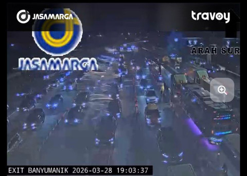 Lalin tol Ruas Semarang-Solo arah Salatiga menuju Jakarta, Sabtu (28/3/26). Foto: Dok. Travoy Jasa Marga