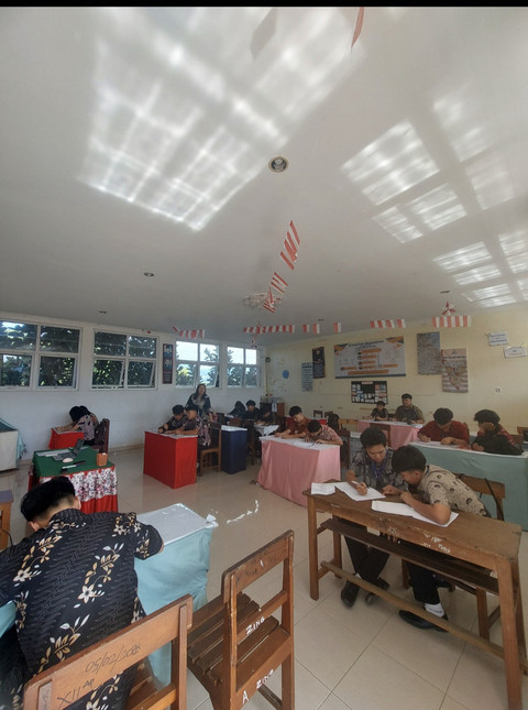 Dokumentasi Pribadi. Pembelajaran siswa didalam kelas .