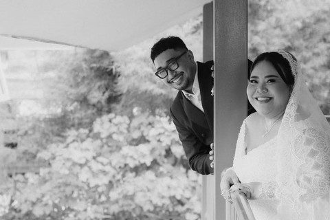 Gita Bhebhita menikah dengan Ganang Aji. Foto: Instagram/@gita_bhebhita