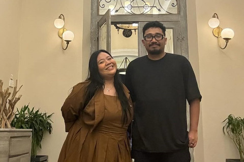 Gita Bhebhita menikah dengan Ganang Aji. Foto: Instagram/@ganangaji_