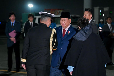 Presiden Prabowo Subianto tiba di Bandar Udara Haneda, Tokyo, Jepang, Minggu (29/3/2026). Foto: Laily Rachev/Biro Pers Sekretariat Presiden