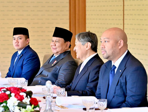 Presiden Republik Indonesia Prabowo Subianto melakukan kunjungan kehormatan kepada Kaisar Jepang Naruhito di Istana Kekaisaran Jepang, Tokyo pada Senin (30/3/2026). Foto: Dok. Biro Pers, Media, dan Informasi Sekretariat Presiden