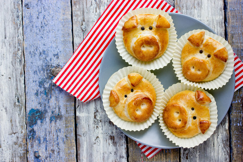 Pig Buns Piggy Dinner Rolls Adorable. Foto: Anastasia_Panait/Shutterstock