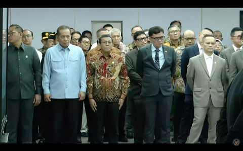 Novel Baswedan hingga Habiburokhman menghadiri pelantikan Dirjen Imigrasi Hendarsam Marantoko. Foto: YouTube/  Kementerian Imigrasi dan Pemasyarakatan RI