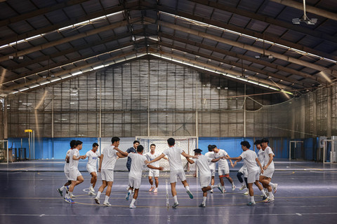 Pemain Timnas Futsal Indonesia mengikuti pemusatan latihan di Tifosi Sport Center, Jakarta, Rabu (1/4/2026). Foto: Dhemas Reviyanto/ANTARA FOTO