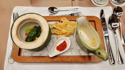 Sayur lodeh khas keluarga BJ Habibie di Wisma Habibie & Ainun, Jakarta. Foto: Azalia Amadea/kumparan