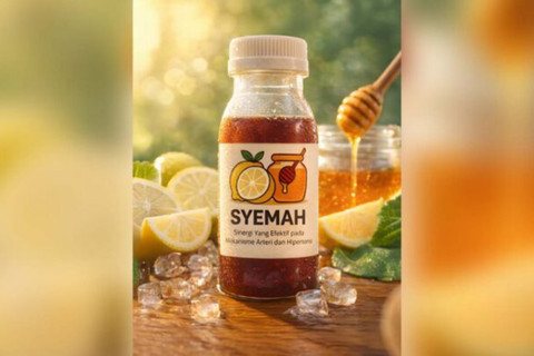 Minuman fungsional Lemon-Madu Inovator IPB University. Foto: Dok. IPB University