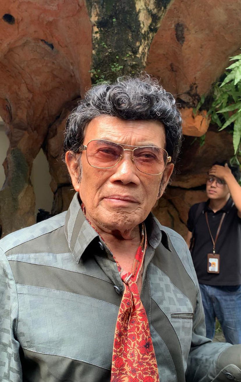 Rhoma Irama saat ditemui di Depok, Jawa Barat, Selasa (7/4/2026). Foto: Vincentius Mario/kumparan