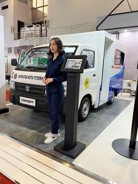 Konsep angkot dari Suzuki Carry di GIICOMVEC 2026.Konsep angkot dari Suzuki Carry di GIICOMVEC 2026. Foto: Fitra Andrianto/kumparan