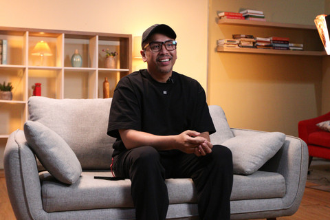 Sammy Simorangkir saat promo di kumparan pada Rabu (8/4/2026). Foto: Dzaki Fadilah/kumparan
