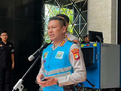 Kabid Humas Polda Metro Jaya Kombes Pol Budi Hermanto saat ditemui di Polda Metro Jaya, Jumat (10/4/2026). Foto: Rayyan Farhansyah/kumparan