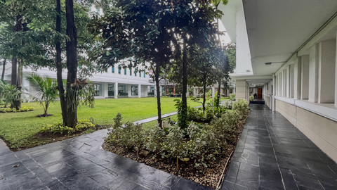 Suasana kantor Kementerian ESDM saat kebijakan WFH ASN perdana, Jumat (10/4/2026). Foto: Fariza Rizky Ananda/kumparan