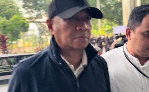 Bupati Tulungagung Gatut Sunu Wibowo tiba di Gedung KPK, Sabtu (11/4/2026). Foto: Dok. Istimewa