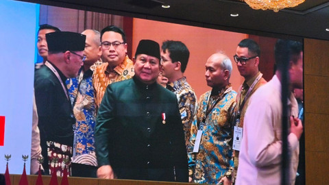 Presiden Republik Indonesia Prabowo Subianto menghadiri acara pembukaan Musyawarah Nasional (Munas) XVI Ikatan Pencak Silat Indonesia (IPSI) periode 2026-2030 di JCC, Senayan, Jakarta Pusat, Sabtu (11/4/2026). Foto: Zamachsyari/kumparan