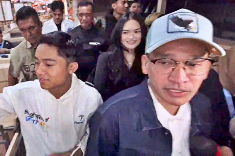 Betrand Peto dan Ruben Onsu di Sportstive+, Rasuna Said, Jakarta Selatan, Sabtu (11/4/2026). Foto: Giovanni/kumparan