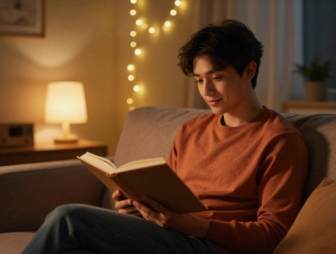 Buku Fisik: 'Flexing' Baru di Zaman AI? (Diolah dengan Canva AI)