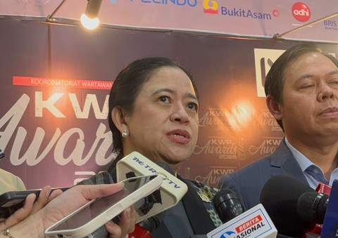 Ketua DPR, Puan Maharani di DPR, Kamis (16/4/2026). Foto: Abid Raihan/kumparan