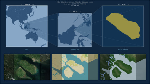 Pulau Sebatik. Foto: zelvan/Shutterstock