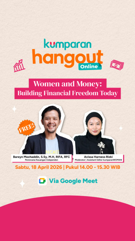 kumparan Hangout Online Women and Money: Building Financial Freedom Today. Foto: kumparan