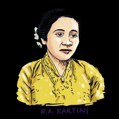 R.A. Kartini, (sumber:Pngtree)