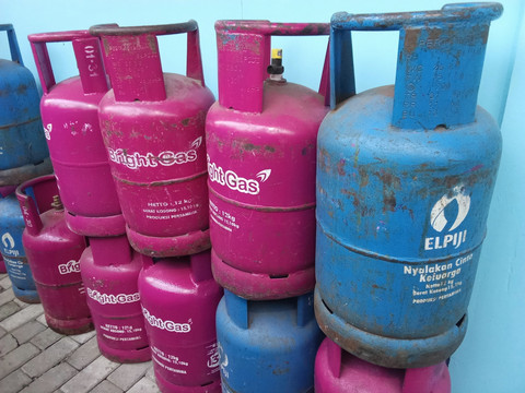 Ilustrasi LPG Nonsubsidi. Foto: 89nugie/Shutterstock
