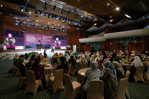 Suasana Workshop "International Women's Day: Peran Keluarga dalam Mendukung Pekerjaan" yang dilaksanakan di Auditorium PLN Kantor Pusat, Jakarta pada Jumat (13/3). Foto: Dok. PLN