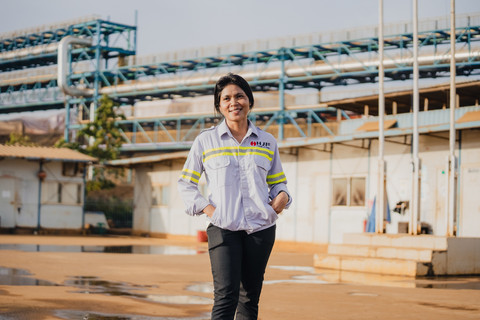 Margarita Luwudara, Srikandi Harita Nickel. Foto: Dok. Harita Nickel