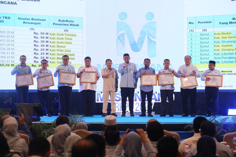 Mendagri Tito Karnavian menghadiri Musrenbang Sumut 2027 di Medan, Sumatera Utara, Rabu (22/4/2026). Foto: Kemendagri RI